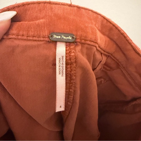 Free People Corduroy Mini Skirt Soil - Picture 4 of 6